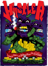 this a custom artwork that portrays an hustler spirit to win in all aspect of life. ''I come from a bloodline of hustlers''