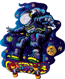 this is a creative art the signifies the beauty of imagination. ASTRO