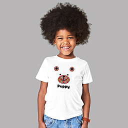A custom t-shirt for lively kids |White Organic Kids T-shirt