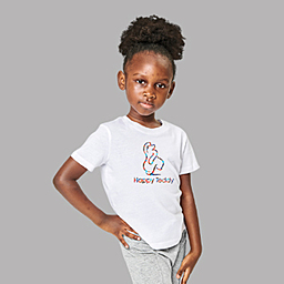 A custom t-shirt for lively kids |White Organic Kids T-shirt