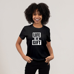 Live in the present and appreciate every moment | Unisex Classic Jersey T-shirt | 155 g | 100% Combed Organic Cotton