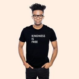 Showing kindness doesn't cost a thing, it only brings you happiness | Unisex Classic Jersey T-shirt | 155 g | 100% Combed Organic Cotton