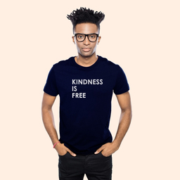 Showing kindness doesn't cost a thing, it only brings you happiness | Unisex Classic Jersey T-shirt | 155 g | 100% Combed Organic Cotton