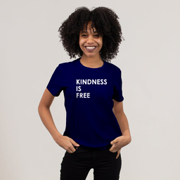 Showing kindness doesn't cost a thing, it only brings you happiness | Unisex Classic Jersey T-shirt | 155 g | 100% Combed Organic Cotton