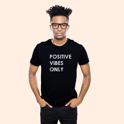 This tee inspires you to do away with any negative energy | Unisex Classic Jersey T-shirt | 155 g | 100% Combed Organic Cotton