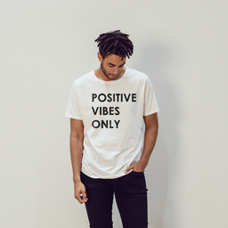 This tee inspires you to do away with any negative energy | Unisex Classic Jersey T-shirt | 155 g | 100% Combed Organic Cotton