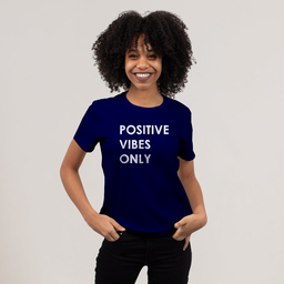 This tee inspires you to do away with any negative energy | Unisex Classic Jersey T-shirt | 155 g | 100% Combed Organic Cotton