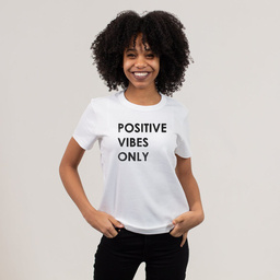 This tee inspires you to do away with any negative energy | Unisex Classic Jersey T-shirt | 155 g | 100% Combed Organic Cotton