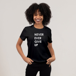 Winners don't quit, so keep pushing | Unisex Classic Jersey T-shirt | 155 g | 100% Combed Organic Cotton