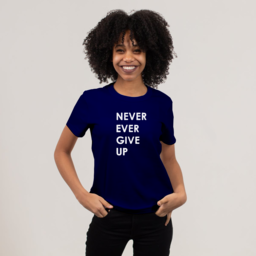 Winners don't quit, so keep pushing | Unisex Classic Jersey T-shirt | 155 g | 100% Combed Organic Cotton